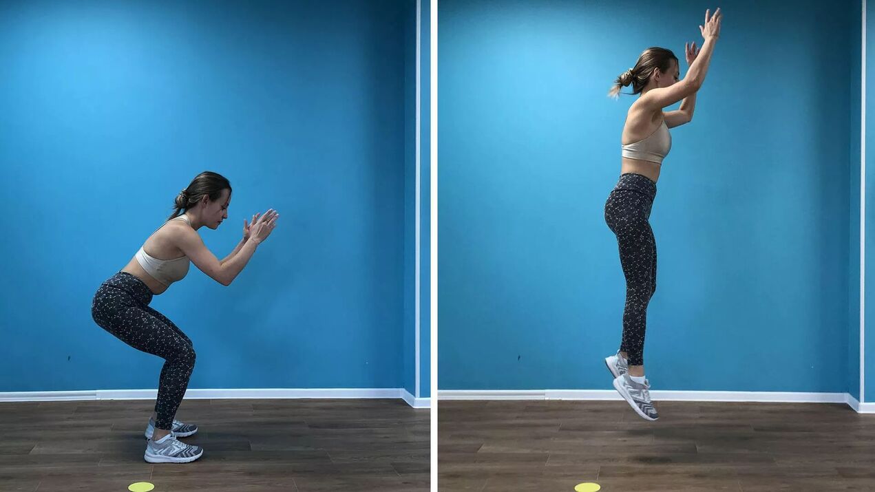 squat jumping